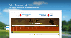 Desktop Screenshot of calciostreaminglink.blogspot.com