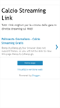 Mobile Screenshot of calciostreaminglink.blogspot.com