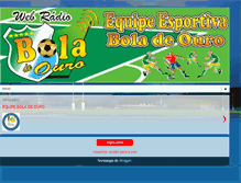 Tablet Screenshot of equipeesportivaboladeouro.blogspot.com