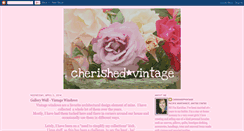 Desktop Screenshot of cherishedvintage.blogspot.com
