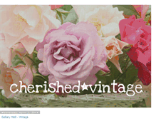 Tablet Screenshot of cherishedvintage.blogspot.com