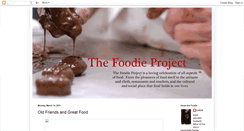 Desktop Screenshot of foodieproject.blogspot.com