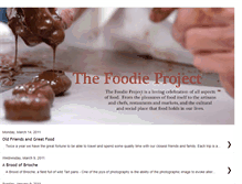 Tablet Screenshot of foodieproject.blogspot.com