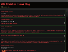 Tablet Screenshot of christine-ying.blogspot.com