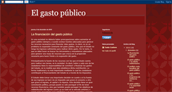 Desktop Screenshot of estudiodelgastopublico.blogspot.com