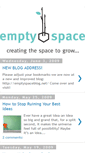 Mobile Screenshot of emptyspacecoaching.blogspot.com