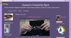 Desktop Screenshot of jeannescreativityspot.blogspot.com