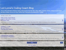 Tablet Screenshot of lori-lynnescodingcoachblog.blogspot.com