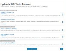 Tablet Screenshot of hydrauliclifttables.blogspot.com