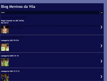 Tablet Screenshot of meninos-da-vila1.blogspot.com