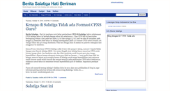 Desktop Screenshot of beritasalatiga.blogspot.com