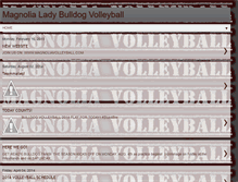 Tablet Screenshot of magnoliavolleyball.blogspot.com