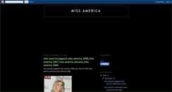 Desktop Screenshot of miss--america.blogspot.com