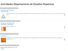 Tablet Screenshot of departamentodeestudioshispanicos.blogspot.com