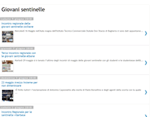 Tablet Screenshot of giovanisentinelle.blogspot.com