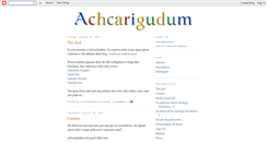 Desktop Screenshot of achcarigudum.blogspot.com