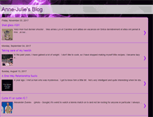 Tablet Screenshot of annejuliesblog.blogspot.com