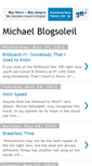 Mobile Screenshot of michaelblogsoleil.blogspot.com