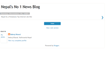 Tablet Screenshot of nepalpages.blogspot.com