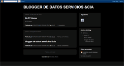 Desktop Screenshot of bloggerdedatosservicioscia.blogspot.com