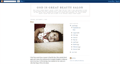 Desktop Screenshot of godisgreatbeautysalon.blogspot.com