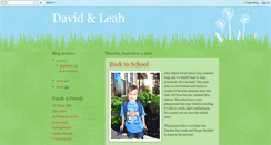 Desktop Screenshot of david-leah.blogspot.com