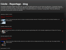 Tablet Screenshot of cecile-reportage.blogspot.com