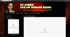 Desktop Screenshot of djayrieslive.blogspot.com