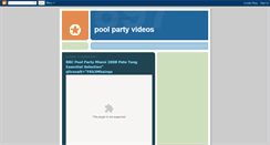 Desktop Screenshot of pool-party-videos.blogspot.com