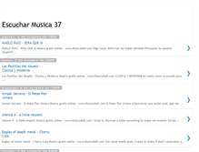 Tablet Screenshot of escucharmusica-37.blogspot.com