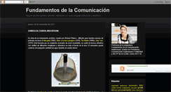 Desktop Screenshot of fundamentosdelacomunicacion.blogspot.com