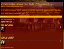 Tablet Screenshot of lavinateriayaneztiendadevinos.blogspot.com