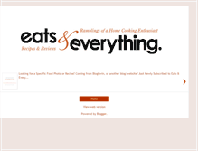 Tablet Screenshot of eatsandeverything.blogspot.com