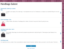 Tablet Screenshot of handbagsgalores.blogspot.com
