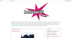 Desktop Screenshot of hollabacksavannah.blogspot.com