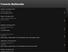 Tablet Screenshot of fomentomultimedia.blogspot.com