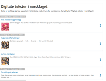 Tablet Screenshot of digitalnorsk.blogspot.com