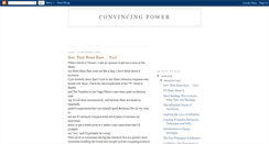 Desktop Screenshot of convincingpower.blogspot.com