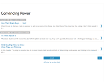 Tablet Screenshot of convincingpower.blogspot.com