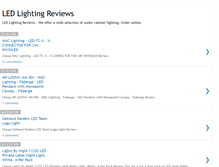 Tablet Screenshot of ledlightingreviews.blogspot.com