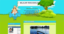 Desktop Screenshot of belajarterusbiologi.blogspot.com