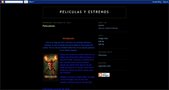 Desktop Screenshot of peliculasyestrenos.blogspot.com