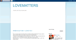 Desktop Screenshot of lovemattas.blogspot.com