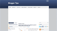 Desktop Screenshot of bloggerblogtips4u.blogspot.com