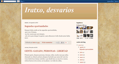 Desktop Screenshot of iratxodesvarios.blogspot.com