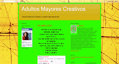 Desktop Screenshot of adultosmayorescreativos.blogspot.com