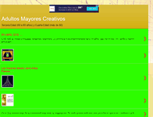 Tablet Screenshot of adultosmayorescreativos.blogspot.com