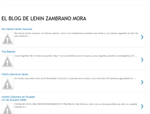 Tablet Screenshot of lenin-zambrano.blogspot.com