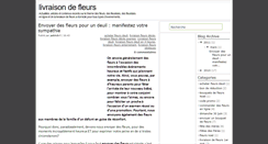 Desktop Screenshot of livraisonfleurs.blogspot.com