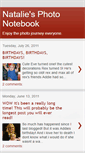 Mobile Screenshot of nataliesphotonotebook.blogspot.com
